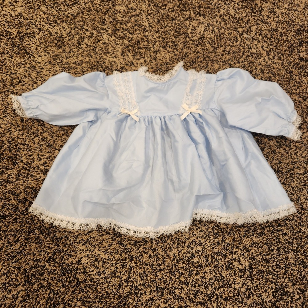 Vintage Baby Shirt Lace 90's Size 6-12 Months